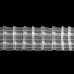  Тюль арт.Domtex 104 сетка-лён с горизонтальными провисами св.терракот