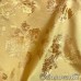 Тафта жаккард метражом от 1м/п арт.DOMTEX 72, выс.2,95м золотистая с цветами
