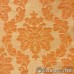 Тафта-жатка от 1м/п арт.DOMTEX 90, выс.2,80м оранжево-золотая с геральдическими лилиями