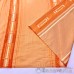 Жаккард двухсторонний оранжевый метражом арт.KISMET 81, выс.2,93м, полосы, греческий орнамент, шенилл