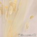 Органза метражом от 1м/п арт.PREMIER 9 выс.2,90м кремово-лимонная, абстракция, тюльпаны ,блёстки
