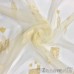 Органза метражом от 1м/п арт.PREMIER 9 выс.2,90м кремово-лимонная, абстракция, тюльпаны ,блёстки