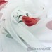 Органза белая метражом от 1м/п арт.PREMIER 16 выс.2,95м c красными тюльпанами