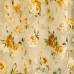 Органза лимонная метражом от 1м/п арт.STELLA 3 выс.2,95м жёлтые розы