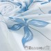 Вуаль белый метражом от 1м/п арт.ST 5 выс.2,90м с голубым цветочным рисунком 