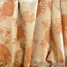 Ткань жаккардовая метражом арт.DOMTEX 154, выс.2,85м оранжево-бежевая с розами