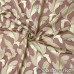 Ткань портьерная отрезом (3,00Х3,10, ШхВ,м) арт.Domtex 184 пепел розы с рисунком листья