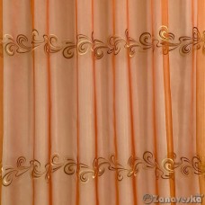 Комплект штор арт.NIL 15 оранжево-розовый 