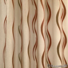 Комплект штор арт.NIL 40 из плотного светло-коричневого тюля