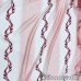 Полуорганза метражом арт.GENS 38 выс.2,90 бело-розовая с рисунком вензель/полоса