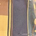 Органза метражом арт.STAR 83 выс.3,20м коричнево-золотая с плотными полосами и кружками 