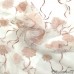 Ткань тюлевая арт.Nil 26, выс.2,85м белая органза с крупными цветами 