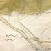 Ткань тюлевая арт.NIL 50, выс.3,00м хамелеон хакки с горизонтальной вышивкой