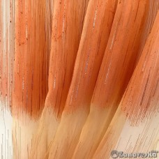Ткань тюлевая арт.NIL 57, выс.3,20м органзу оранжевую с люрексом