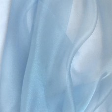 Ткань тюлевая арт.ST 71, выс.2,80м голубая однотонная
